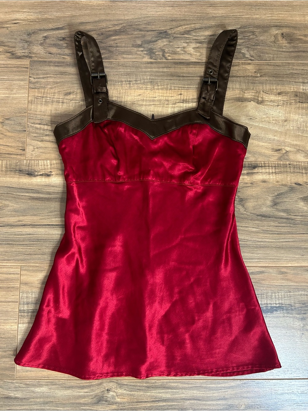 vintage y2k ivy jane satin top